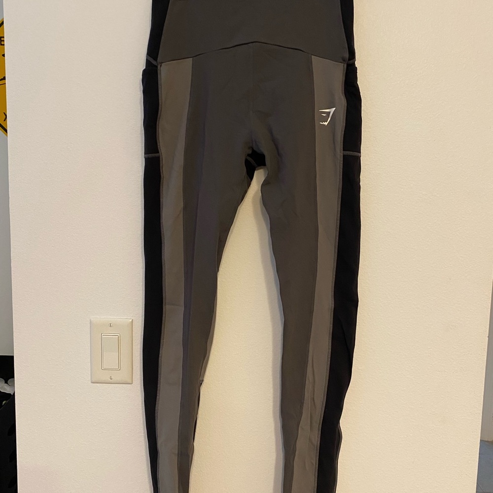 Gymshark Tonal Block Legging - black